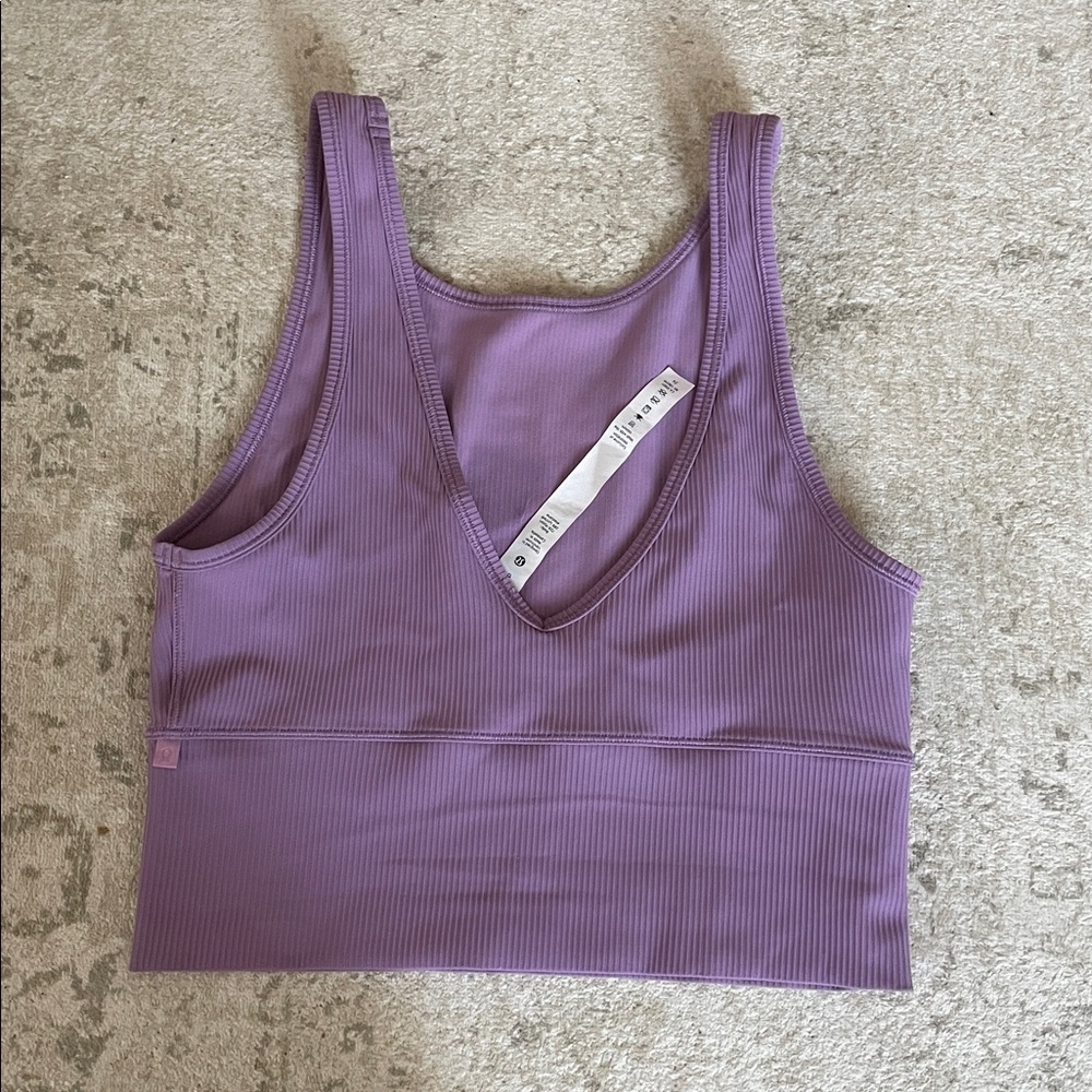 Lululemon Power Pivot Tank Top Ribbed - Picture 2 of 3